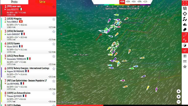 Vela, Mini Transat. Il romagnolo Rosetti al comando ma da Sud rimontano Vela, Mini Transat. Il romagnolo Rosetti al comando ma da Sud rimontano