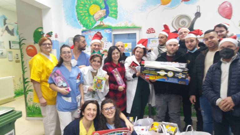 Natale a Ravenna, tris di donazioni a Pediatria Natale a Ravenna, tris di donazioni a Pediatria