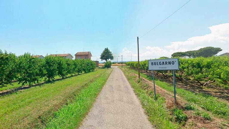 L’ingresso della frazione a poca distanza dalla zona dei lavori che iniziano domani L’ingresso della frazione a poca distanza dalla zona dei lavori che iniziano domani
