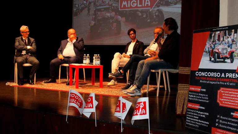 La presentazione della tappa gambettolese La presentazione della tappa gambettolese