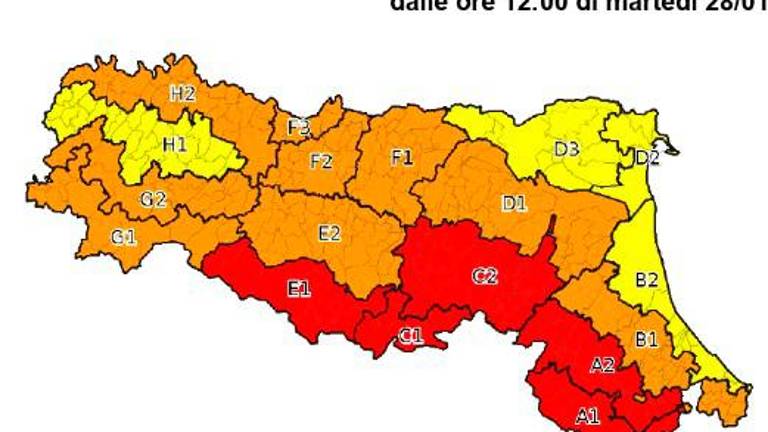 Meteo Romagna, allerta rossa e arancione per vento: raffiche fino 100 km orari Meteo Romagna, allerta rossa e arancione per vento: raffiche fino 100 km orari
