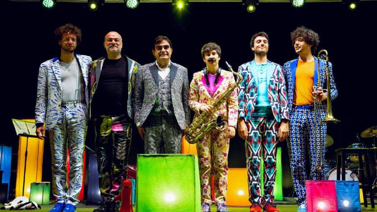 Tra Elio e C'Mon Tigre quanto talento in scena al Verucchio festiva Tra Elio e C'Mon Tigre quanto talento in scena al Verucchio festiva
