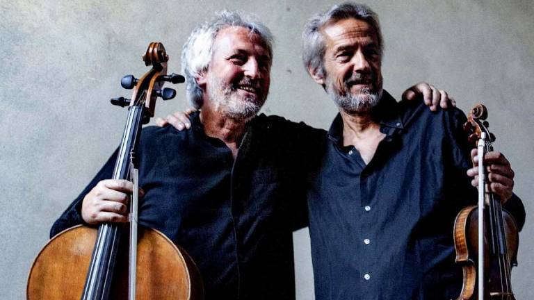 Rimini, Giuliano Carmagnola e Mario Brunello al teatro Galli Rimini, Giuliano Carmagnola e Mario Brunello al teatro Galli