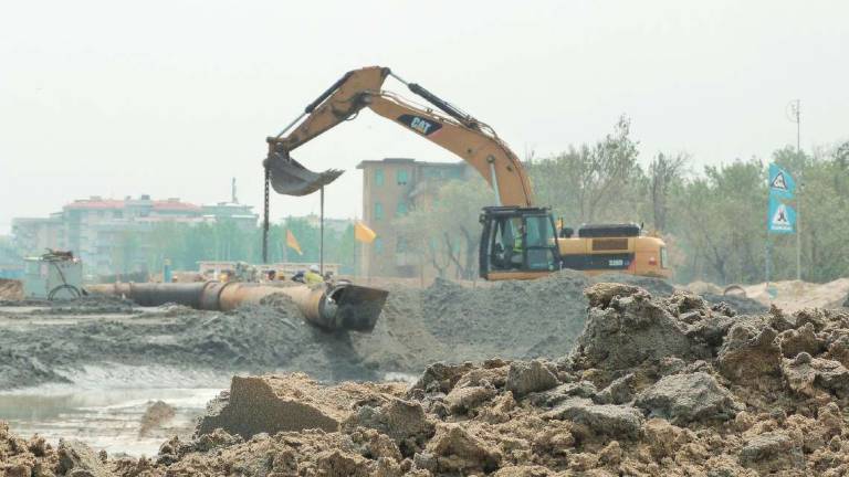 Cesenatico: la nuova sabbia andrà in gran parte a Ponente Cesenatico: la nuova sabbia andrà in gran parte a Ponente