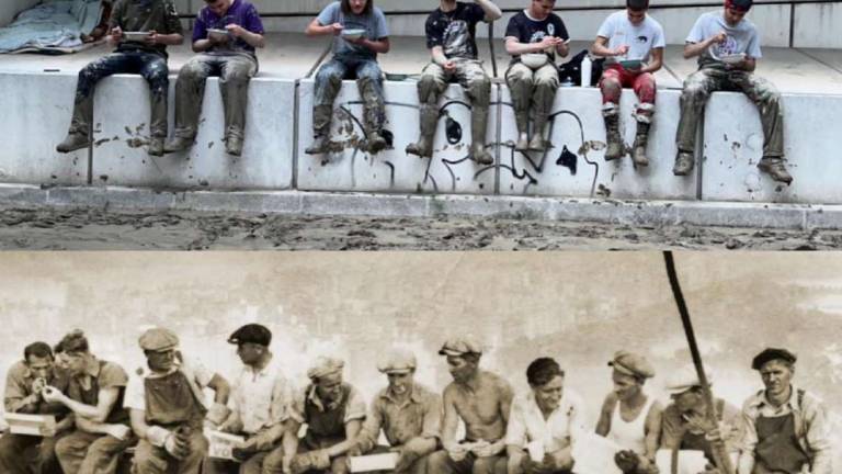 L'alluvione a Cesena e la foto degli scout diventata un simbolo L'alluvione a Cesena e la foto degli scout diventata un simbolo