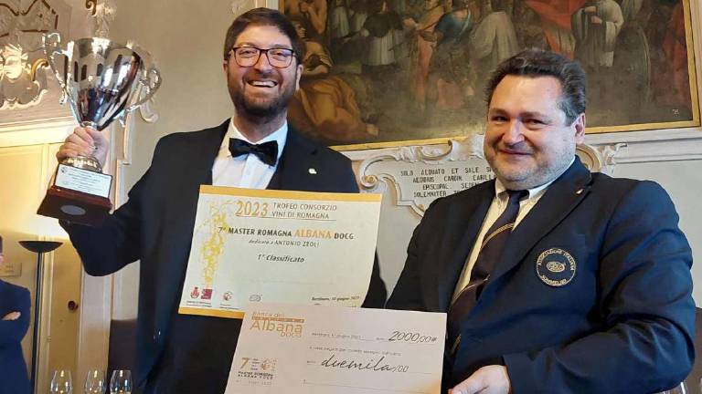 Bertinoro. Sommelier di Conselice nuovo ambasciatore dell'Albana: Vittoria dedicata a tutti i produttori della Romagna Bertinoro. Sommelier di Conselice nuovo ambasciatore dell'Albana: Vittoria dedicata a tutti i produttori della Romagna