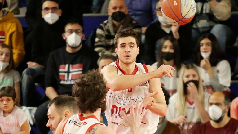 Basket B, Scarponi: Dura dormire dopo certe vittorie con Rimini Basket B, Scarponi: Dura dormire dopo certe vittorie con Rimini