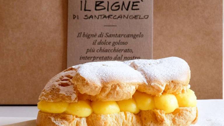Lo storico bignè di Santarcangelo rinato in Via Saffi 32 Lo storico bignè di Santarcangelo rinato in Via Saffi 32