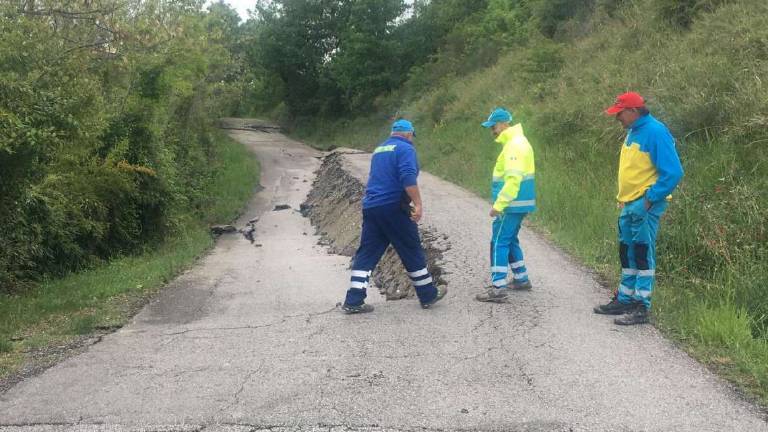 Cesena: 73 le frane post alluvione nel territorio comunale Cesena: 73 le frane post alluvione nel territorio comunale