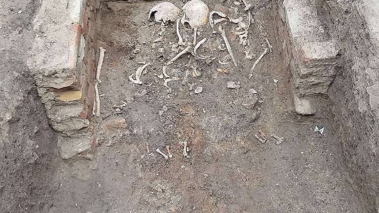 Cesena: ritrovato negli scavi ossario del 1200 Cesena: ritrovato negli scavi ossario del 1200