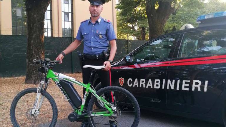 Cesena: ricettava e-bike sul furgone rubato Cesena: ricettava e-bike sul furgone rubato