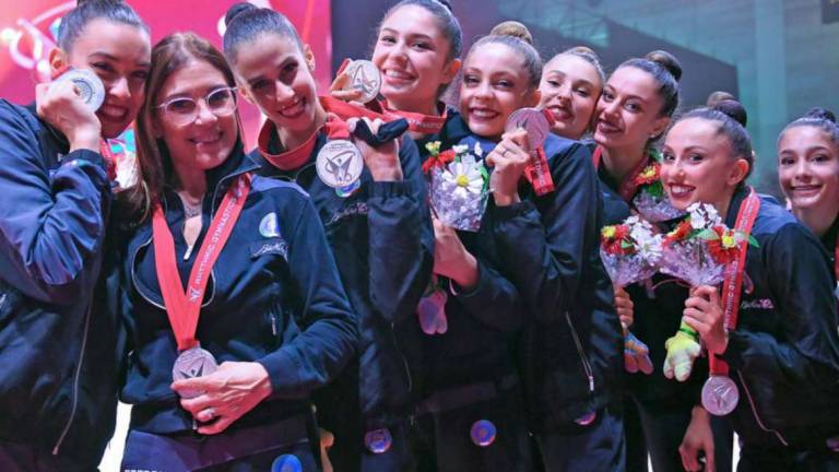 Ginnastica ritmica, antipasto d'argento per Milena Baldassarri Ginnastica ritmica, antipasto d'argento per Milena Baldassarri