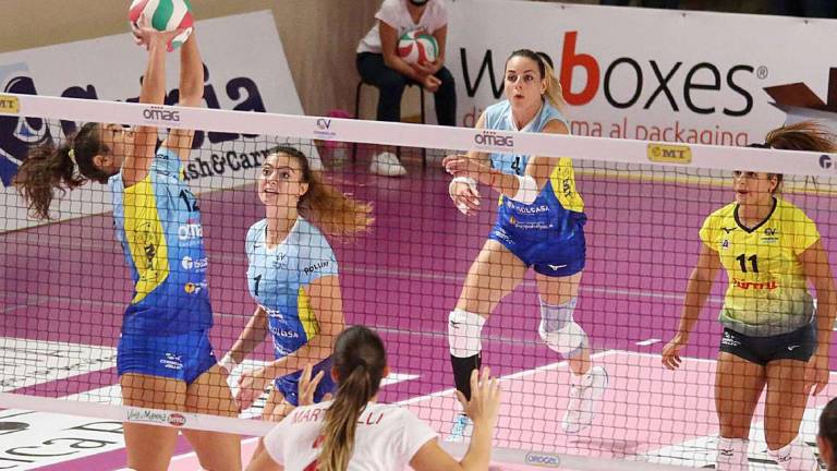 Volley A2 donne, il ciclone Omag travolge Macerata Volley A2 donne, il ciclone Omag travolge Macerata