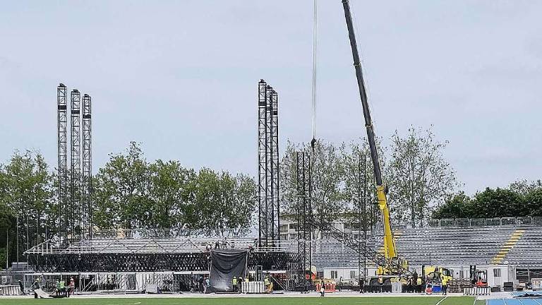 Vasco Rossi a Rimini, un palco di 1400 metri quadrati Vasco Rossi a Rimini, un palco di 1400 metri quadrati