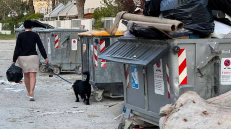 Cesenatico, che tristezza quei rifiuti a Ponente Cesenatico, che tristezza quei rifiuti a Ponente