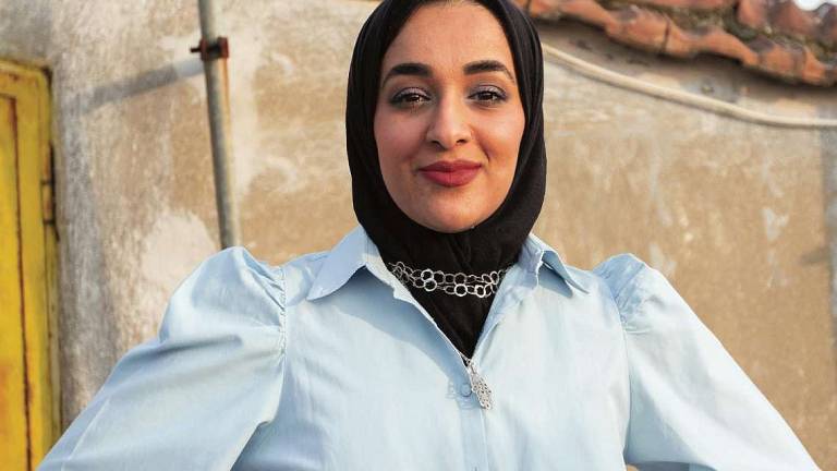 Takoua Ben Mohamed a Mare di libri Takoua Ben Mohamed a Mare di libri