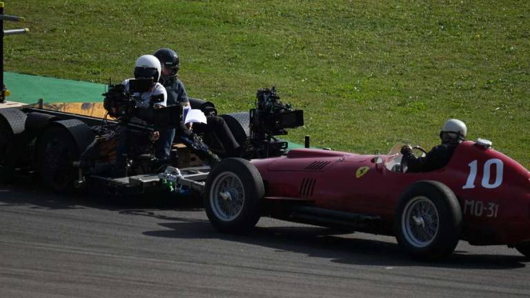 Il film su Enzo Ferrari all'autodromo di Imola Il film su Enzo Ferrari all'autodromo di Imola