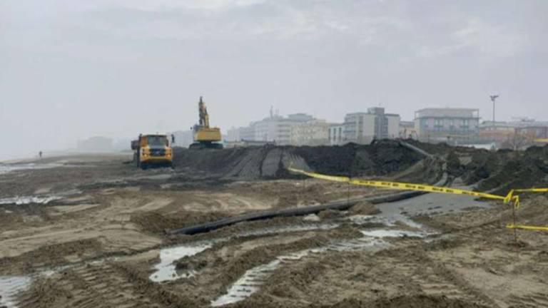 Valverde di Cesenatico, metodo innovativo per allungare la spiaggia Valverde di Cesenatico, metodo innovativo per allungare la spiaggia