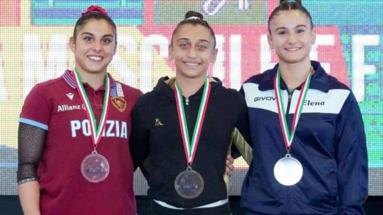 Ginnastica, l'imolese Guicciardi regina del volteggio ai tricolori Ginnastica, l'imolese Guicciardi regina del volteggio ai tricolori