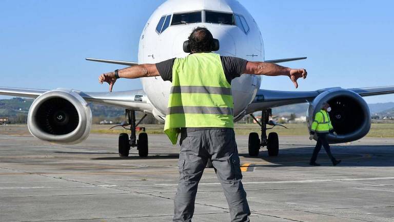 Forlì, protesta contro le emissioni dell'aeroporto Forlì, protesta contro le emissioni dell'aeroporto