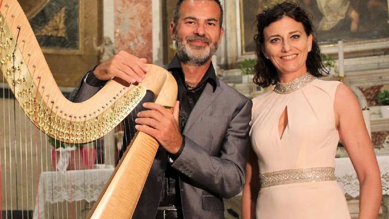 Burani e Pini, arpa e voce per un Sogno a Russi Burani e Pini, arpa e voce per un Sogno a Russi