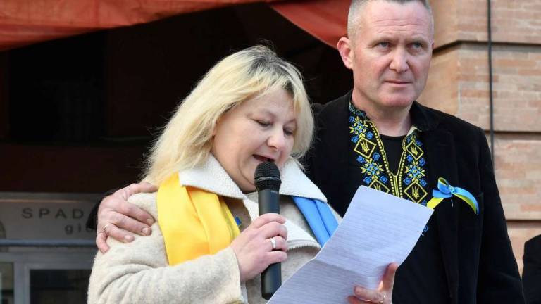 Ucraiana, Svitlana: A Forlì stiamo bene, ma viviamo nell'angoscia Ucraiana, Svitlana: A Forlì stiamo bene, ma viviamo nell'angoscia