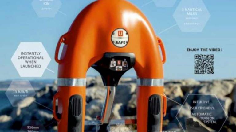 Salone Nautico: dal drone salvataggio all'antenna anti fulmini Salone Nautico: dal drone salvataggio all'antenna anti fulmini