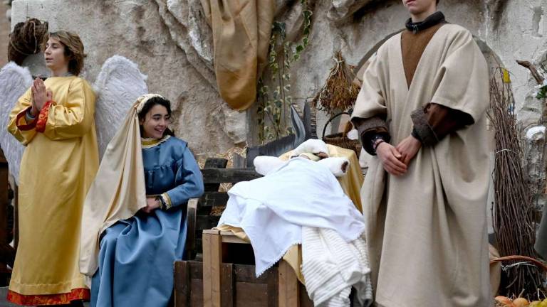 Forlì, il presepe vivente realizzato dai bambini Forlì, il presepe vivente realizzato dai bambini