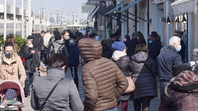 Il sindaco: «Mai vista tanta gente a Cesenatico a febbraio» Il sindaco: «Mai vista tanta gente a Cesenatico a febbraio»