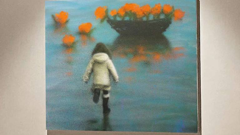 Banksy acquista l’opera di Eron Boat with flowers Banksy acquista l’opera di Eron Boat with flowers