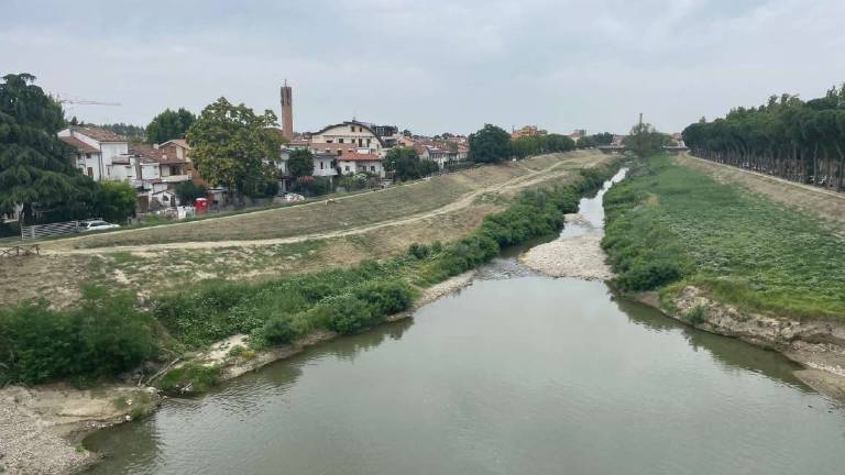 Cesena, al Ponte Vecchio partiti gli sfalci sugli argini Cesena, al Ponte Vecchio partiti gli sfalci sugli argini