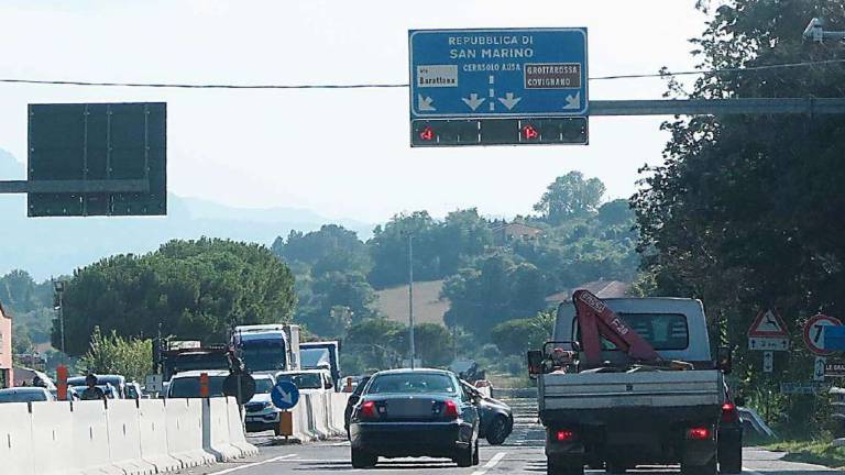 Superstrada da Rimini a San Marino senza più semafori Superstrada da Rimini a San Marino senza più semafori