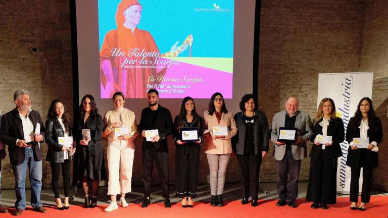 San Mauro Pascoli: premiazioni al Talento per la scarpa San Mauro Pascoli: premiazioni al Talento per la scarpa