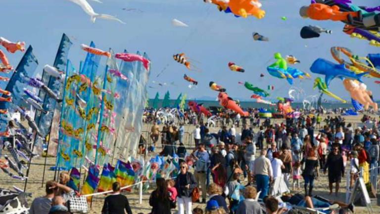 Aquiloni 2023 a Cervia: ucraini e russi insieme per la pace VIDEO Aquiloni 2023 a Cervia: ucraini e russi insieme per la pace VIDEO