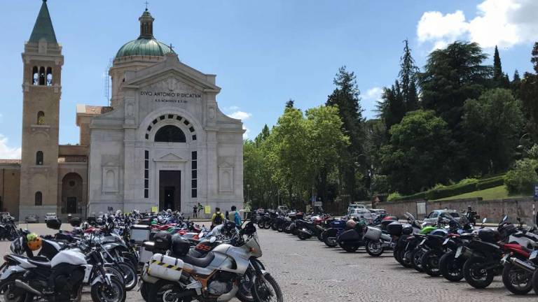 A Predappio l'invasione di moto e...tagliatelle A Predappio l'invasione di moto e...tagliatelle