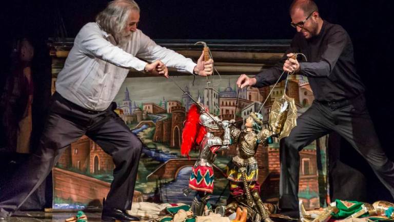 Arrivano dal mare, Gabrielli e i Figli d'arte Cuticchio a Ravenna Arrivano dal mare, Gabrielli e i Figli d'arte Cuticchio a Ravenna