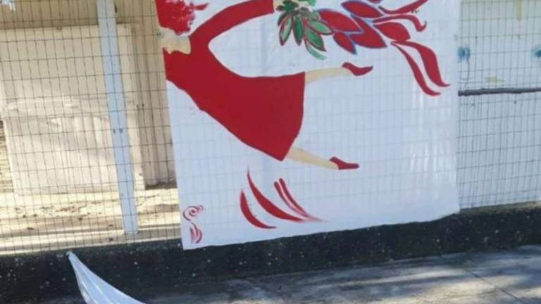 Lavezzola, sfregiata l'opera contro la violenza sulle donne Lavezzola, sfregiata l'opera contro la violenza sulle donne