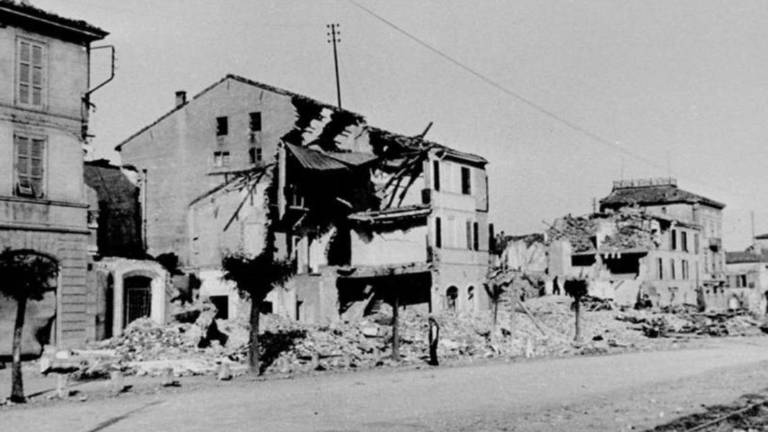 Forlì, l'anniversario del bombardamento del 1944 Forlì, l'anniversario del bombardamento del 1944