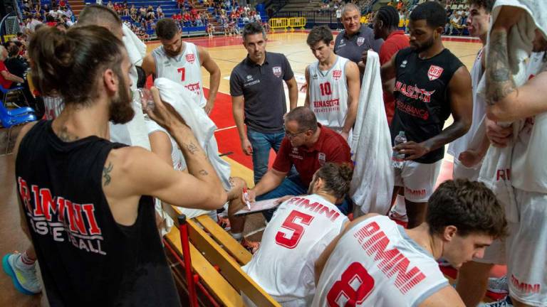 Basket A2, Rimini: lavori in corso come da pronostico Basket A2, Rimini: lavori in corso come da pronostico