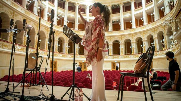 Rimini, Bartoli registra disco di una collega al teatro Galli Rimini, Bartoli registra disco di una collega al teatro Galli