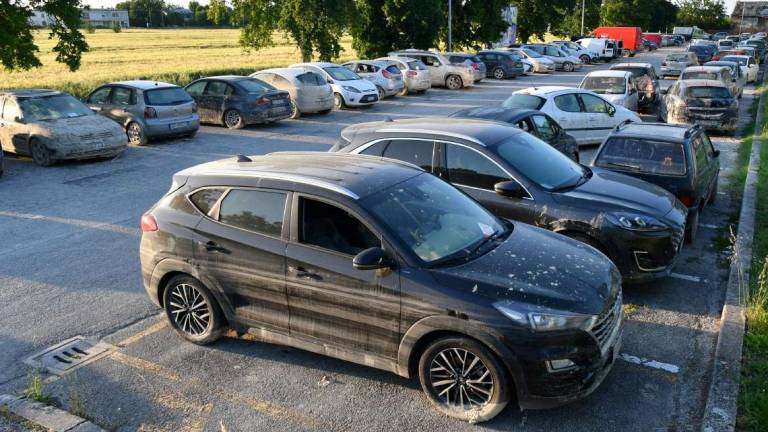 Forlì, il cimitero delle auto alluvionate: in centinaia in via Punta di Ferro - Gallery Forlì, il cimitero delle auto alluvionate: in centinaia in via Punta di Ferro - Gallery