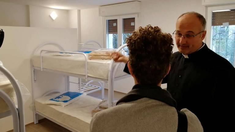Contagiati i senza tetto al Vescovado di Cesena Contagiati i senza tetto al Vescovado di Cesena