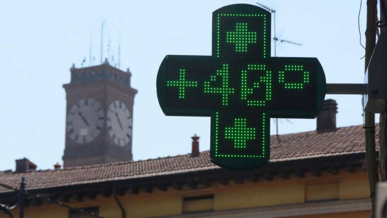 Forlì, caldo record: toccati i 40 gradi Forlì, caldo record: toccati i 40 gradi