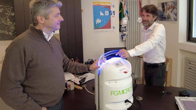 Focaccia Group ha prodotto l’atomizzatore contro il Covid Focaccia Group ha prodotto l’atomizzatore contro il Covid