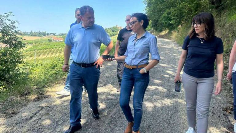 Frane: la vice presidente della Regione a Longiano Frane: la vice presidente della Regione a Longiano