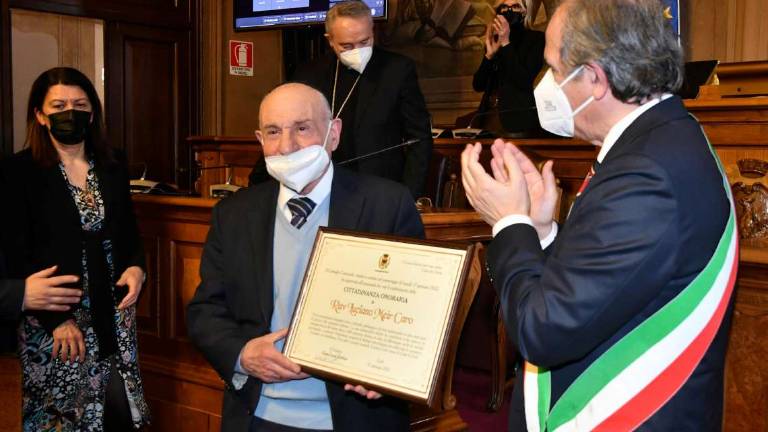 Forlì, il rabbino della Romagna Caro cittadino onorario Forlì, il rabbino della Romagna Caro cittadino onorario