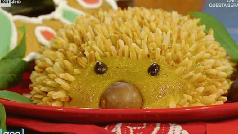 A Rai 3 la star è il dolce Porcospino di Mercato Saraceno A Rai 3 la star è il dolce Porcospino di Mercato Saraceno