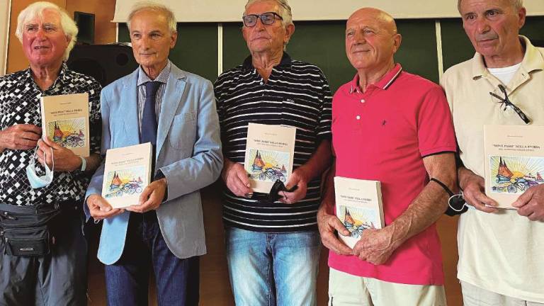 Cesenatico, una festa con i 7 pionieri della Nove Colli Cesenatico, una festa con i 7 pionieri della Nove Colli