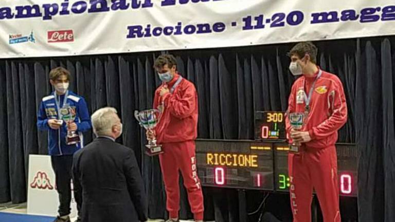 Scherma, podio tutto romagnolo nel tricolore Cadetti di spada Scherma, podio tutto romagnolo nel tricolore Cadetti di spada