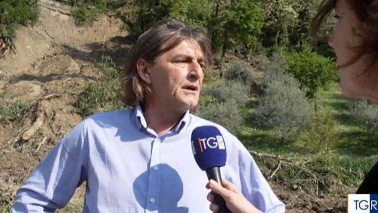Frane nel Forlivese: ora fa paura la pioggia Frane nel Forlivese: ora fa paura la pioggia
